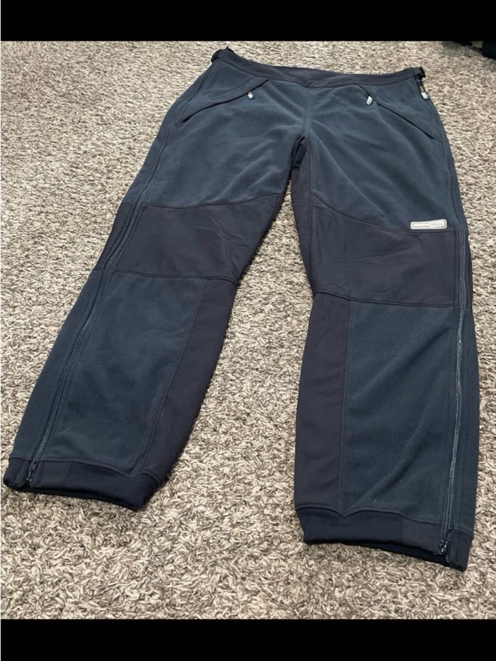 REI elements fleece full zip off pants women’s size XL